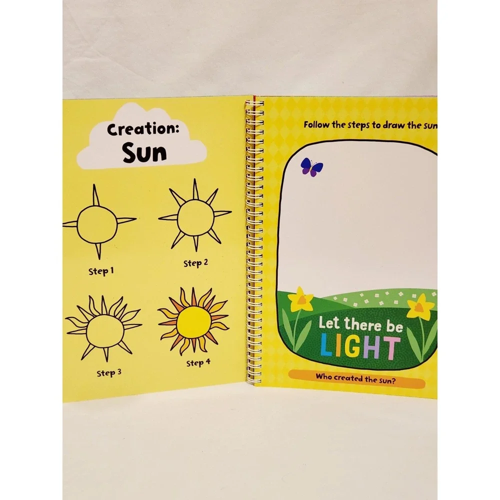 My First Learn to Draw Bible Stories Dry Erase Activity Book Reusable Book
